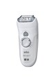 Braun Epilator  SE7939e 3-in-1, Wet&Dry, 40 pensete, 3 accesorii, SmartLight, Masaj, Alb Femei