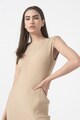 Missguided Rochie midi cu striatii si slit lateral Femei