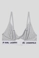 Karl Lagerfeld Sutien din amestec de lyocell cu banda logo Femei