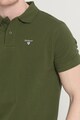 Barbour Tricou polo din material pique cu logo brodat Barbati