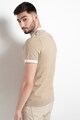 Selected Homme Tricou polo din bumbac organic cu fenta cu fermoar Kopen Barbati