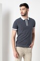 Selected Homme Tricou polo din bumbac organic cu fenta cu fermoar Kopen Barbati