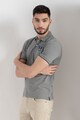 LA MARTINA Tricou polo din material pique cu broderie logo Barbati