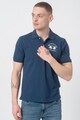 LA MARTINA Tricou polo regular fit cu logo brodat Barbati