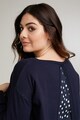 Fiorella Rubino Pulover tricotat fin cu maneci cazute Femei