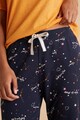 Marks & Spencer Pantaloni de pijama cu model si snur Femei
