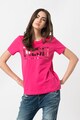 Diesel Tricou cu imprimeu logo metalizat Sily Femei