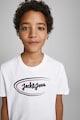 Jack & Jones Tricou cu decolteu la baza gatului si broderie in relief Baieti