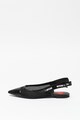 Love Moschino Balerini slingback de plasa si piele Femei