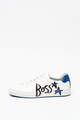 BOSS Pantofi sport de piele cu imprimeu logo Mirage Barbati