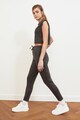 Trendyol Set de pantaloni si tricou crop sport - 2 piese Femei