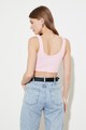 Trendyol Top crop cu decolteu in V Femei