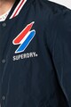 SUPERDRY Jacheta usoara cu fermoar si logo brodat Barbati