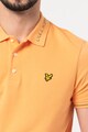 Lyle & Scott Tricou polo din material pique cu aplicatie logo Barbati