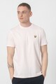 Lyle & Scott Tricou cu decolteu la baza gatului si broderie discreta aplicata pe piept Barbati