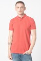 Tom Tailor Tricou polo din bumbac cu model geometric Barbati