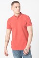 Tom Tailor Tricou polo din bumbac cu model geometric Barbati