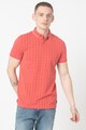 Tom Tailor Tricou polo din bumbac cu model geometric Barbati