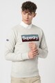 SUPERDRY Bluza sport slim fit cu logo texturat Workwear Barbati