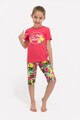 U.S. Polo Assn. Pijama de bumbac cu imprimeu Fete