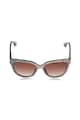 Diesel Ochelari de soare cat-eye unisex cu aplicatii de denim Femei