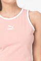 Puma Top crop cu logo Classics Femei