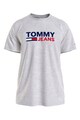 Tommy Jeans Tricou din bumbac organic cu imprimeu logo Barbati