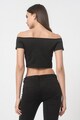 CALVIN KLEIN JEANS Tricou crop cu decolteu pe umeri Femei