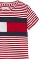 Tommy Hilfiger Tricou din lyocell in dungi Fete