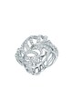 Highstreet Jewels Inel decorat cu cristale, Argintiu, 50 MM Standard Femei