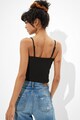 American Eagle Top crop cu aspect striat Femei