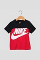 Nike Set de tricou cu model colorblock si pantaloni scurti cu logo Amplify Baieti