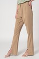 Vero Moda Pantaloni evazati cu slituri frontale Ivy Femei