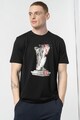 HUGO Hugo Boss, Tricou cu imprimeu grafic Dneaker Barbati