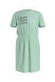 CALVIN KLEIN Rochie din bumbac organic cu talie elastica Fete