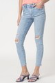 GAP Blugi crop skinny cu rupturi decorative Femei