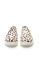 Zee Lane Pantofi slip-on bej din piele cu par scurt si cu animal print Femei