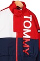 Tommy Hilfiger Jacheta cu fermoar si imprimeu logo Fete