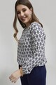 Fiorella Rubino Bluza din viscoza cu imprimeu Femei