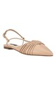 NINE WEST Balerini slingback din piele ecologica cu varf ascutit Aida Femei