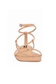 NINE WEST Sandale din piele ecologica cu barete multiple Mandie Femei