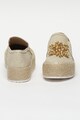 Twinset Espadrile flatform cu aspect stralucitor Femei