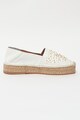 Twinset Espadrile de piele cu margele Femei