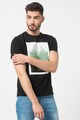 7 for all mankind Tricou din bumbac cu imprimeu foto Graphic Barbati