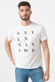7 for all mankind Памучна тениска с десен Мъже