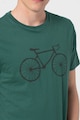 GAP Tricou din bumbac cu imprimeu bicicleta Barbati