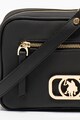 U.S. Polo Assn. Geanta crossbody de piele ecologica si material textil Femei