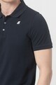 K-Way Tricou polo slim fit din material pique Alain Barbati