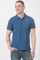 K-Way Tricou polo slim fit cu margini contrastante Vincent Barbati