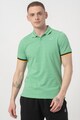 K-Way Tricou polo slim fit cu margini contrastante Vincent Barbati